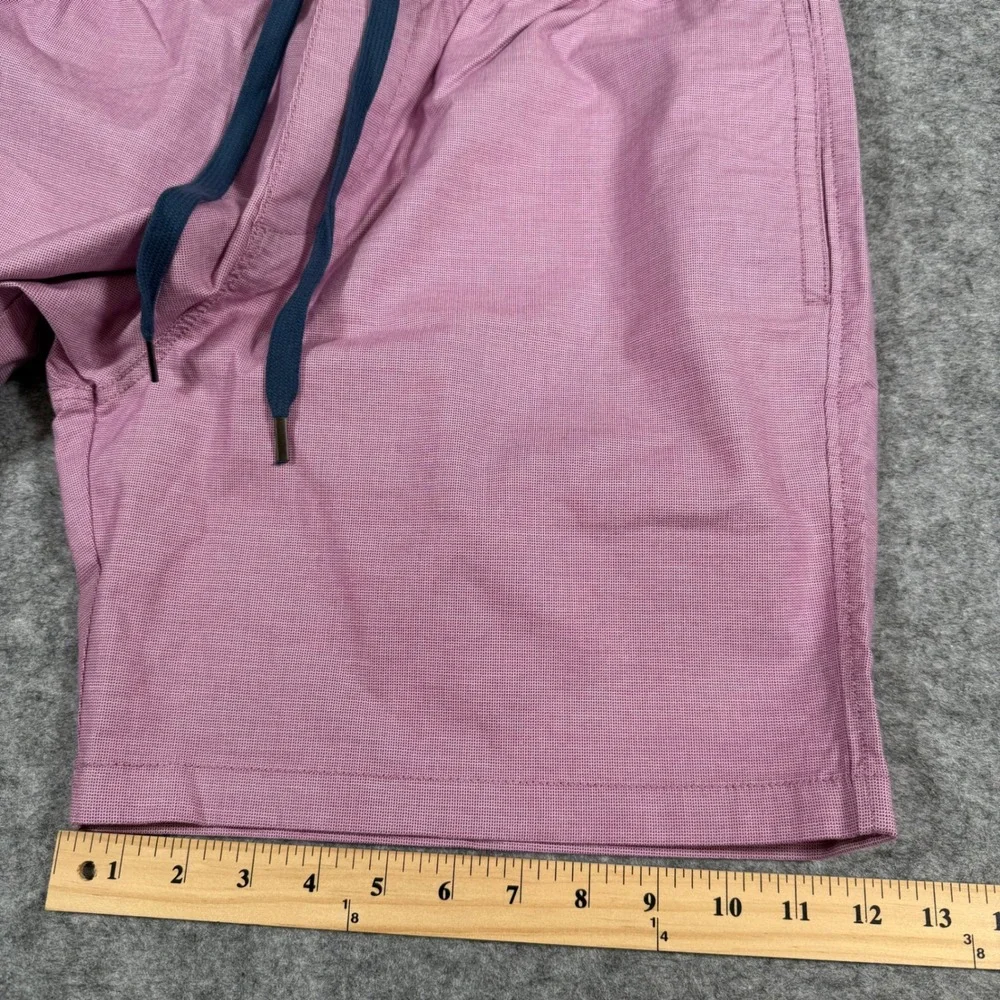 Rodd & Gunn Men's‎ Pink Textured Drawstring Shorts Size L